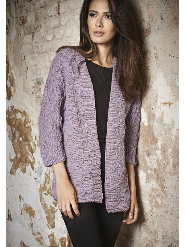 JACKE QUERGESTRICKT Mille II von Lana Grossa