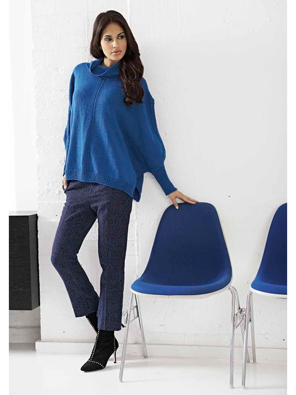 PONCHOPULLI COOL WOOL Melange (GOTS) von Lana Grossa