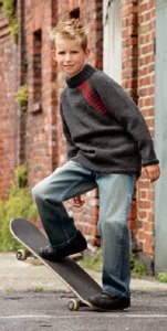 Pulli BINGO Melange (GOTS) von Lana Grossa