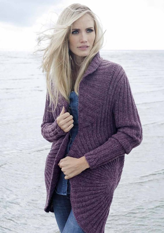 Lana Grossa RIPPENJACKE Alta Moda Alpaca