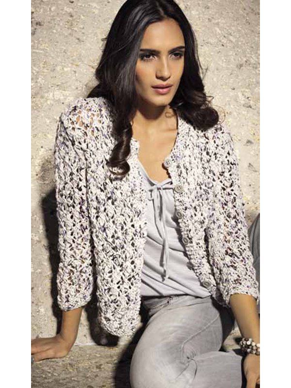 JACKE Paradiso print von Lana Grossa