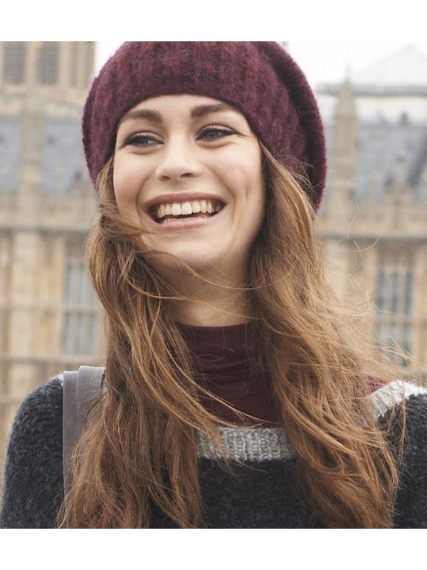 Lana Grossa MÜTZE GLATT RECHTS Garzato Fleece