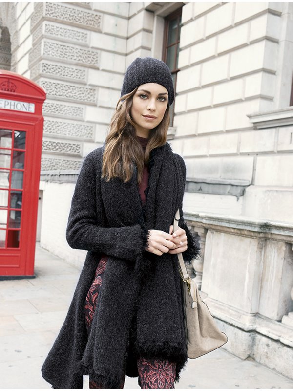 Lana Grossa MÜTZE GLATT RECHTS Garzato Fleece