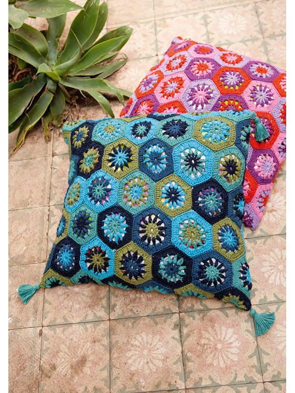 PATCHWORKKISSEN Organico von Lana Grossa