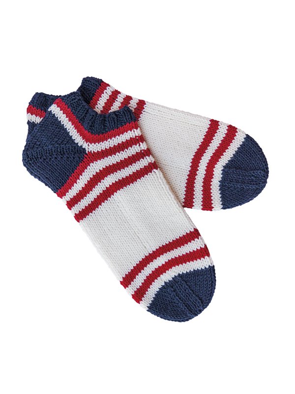 SOCKEN MIT RINGELN Elastico von Lana Grossa