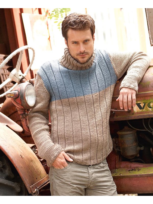 Pulli BINGO Melange (GOTS) von Lana Grossa