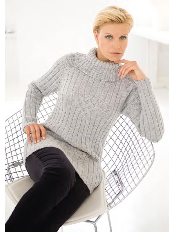 Lana Grossa RAGLANPULLI COOL WOOL Big Melange (GOTS)