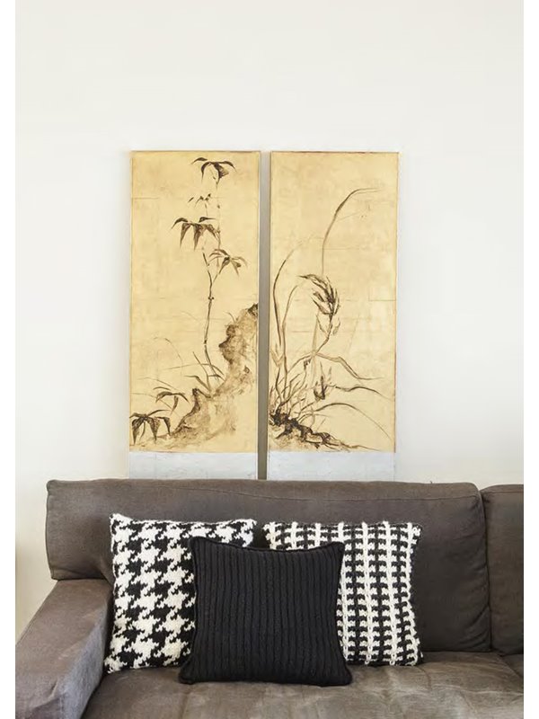 KISSENHÜLLE IN RIPPEN Alta Moda Alpaca von Lana Grossa