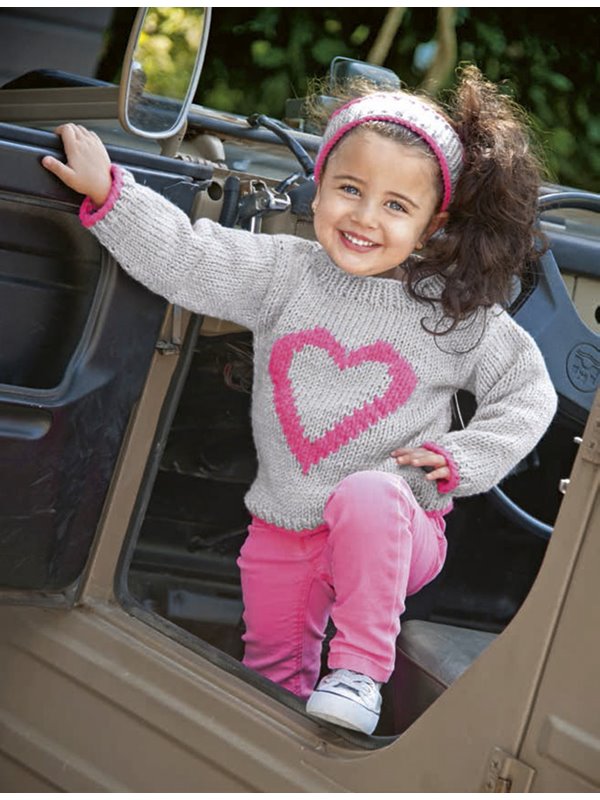 PULLOVER,STIRNBAND Superbingo/Mille II Neon von Lana Grossa