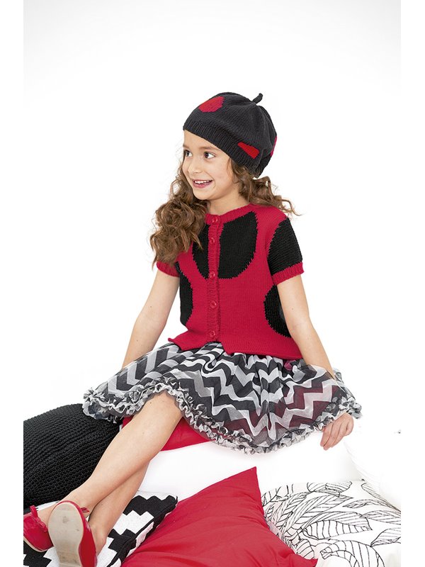 MÜTZE MIT PUNKTEN Elastico von Lana Grossa