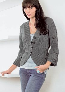 Jacke BINGO Melange (GOTS) von Lana Grossa
