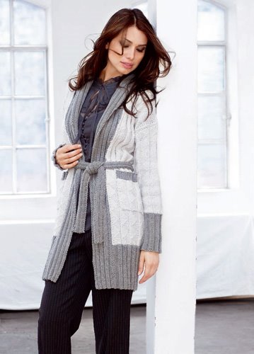 Jacke BINGO Melange (GOTS) von Lana Grossa