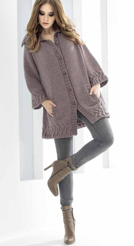 Lana Grossa Jacke BINGO Melange (GOTS)