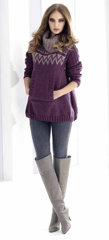 Pulli BINGO melange von Lana Grossa