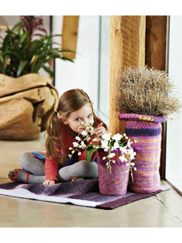 Lana Grossa GROSSE VASENHÜLLE Feltro uni/Print