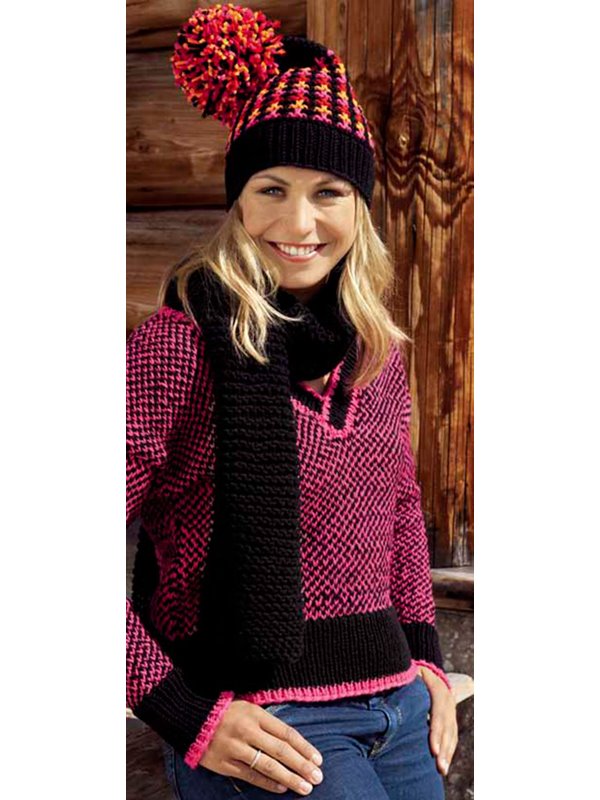 Lana Grossa SCHAL KRAUS RECHTS Mille II uni