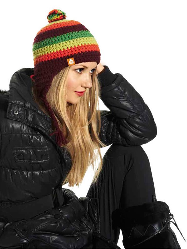 Lana Grossa MÜTZE MIT OHRENKLAPPEN Mille II uni