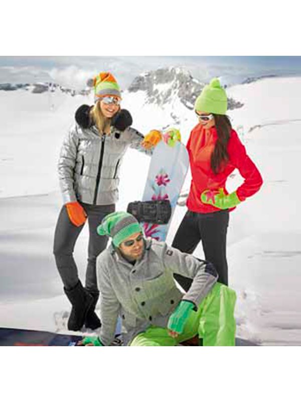 Lana Grossa FÄUSTLINGE MIT STERN Mille II neon