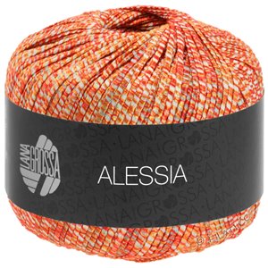 ALESSIA - von Lana Grossa | 011-Rot/Orange/Ecru