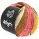 Lana Grossa ALLEGRO | 026-Weiß/Bernstein/Rosa/Rosenholz/Natur/Blassgrün