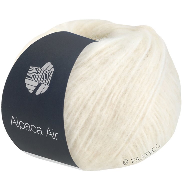 Lana Grossa ALPACA AIR | 01-Rohweiß