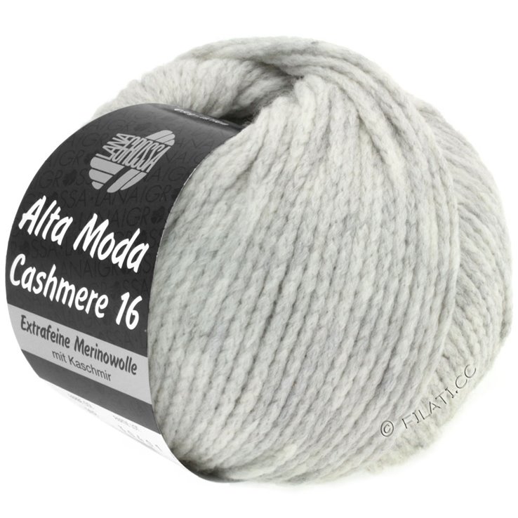 ALTA MODA CASHMERE 16 - von Lana Grossa | 01-Hellgrau meliert