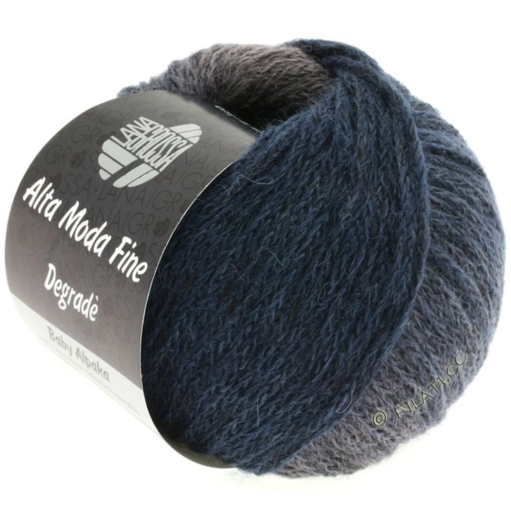 Lana Grossa ALTA MODA FINE Degradè | 101-Grau/Anthrazit/Jeans