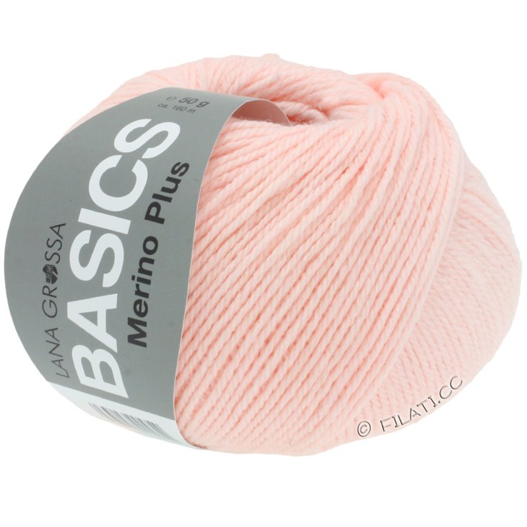 Lana Grossa MERINO PLUS Basics | 001-Hellrosa