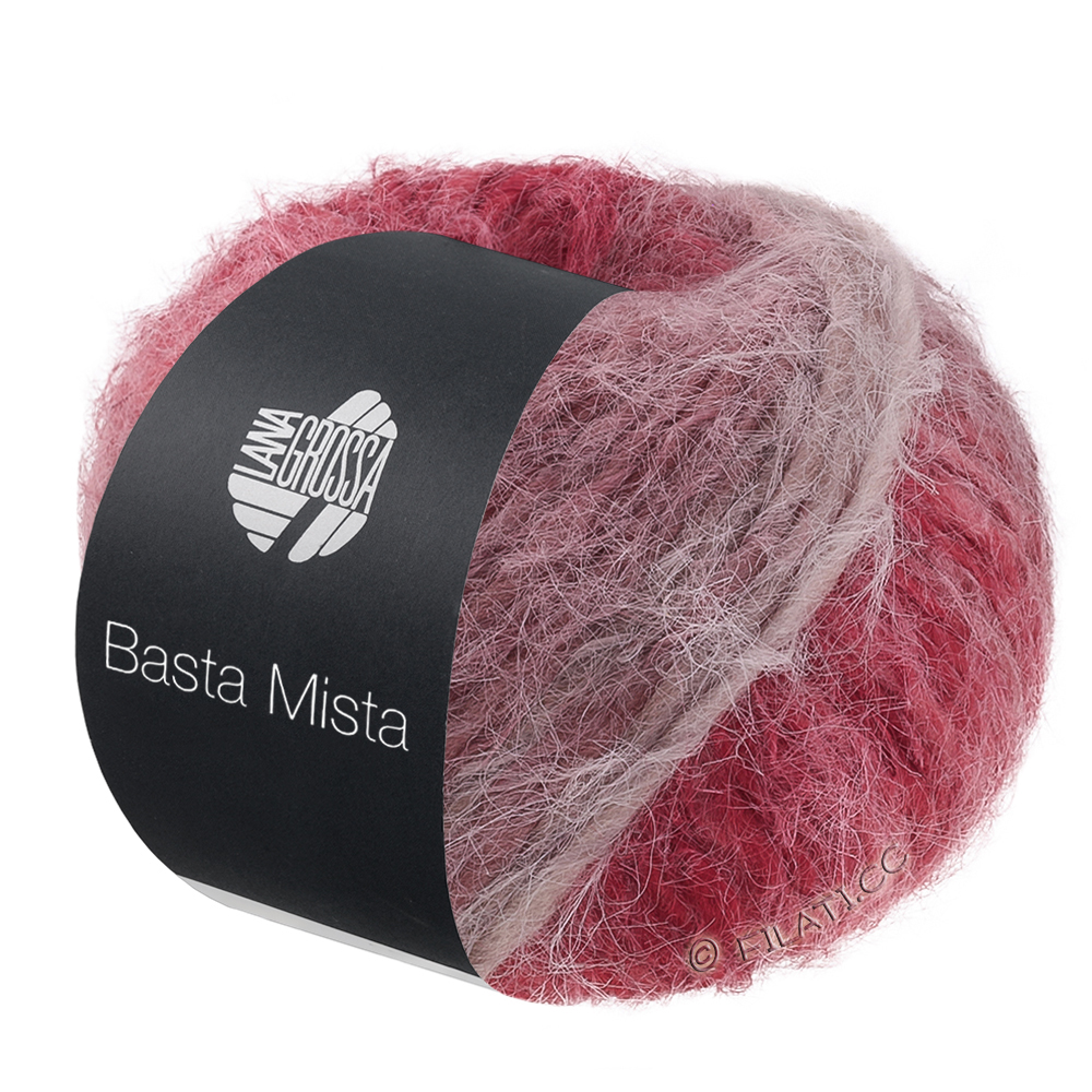 BASTA MISTA - von Lana Grossa | 119-Burgund/Weinrot/Graurot/Taupe/Graubeige
