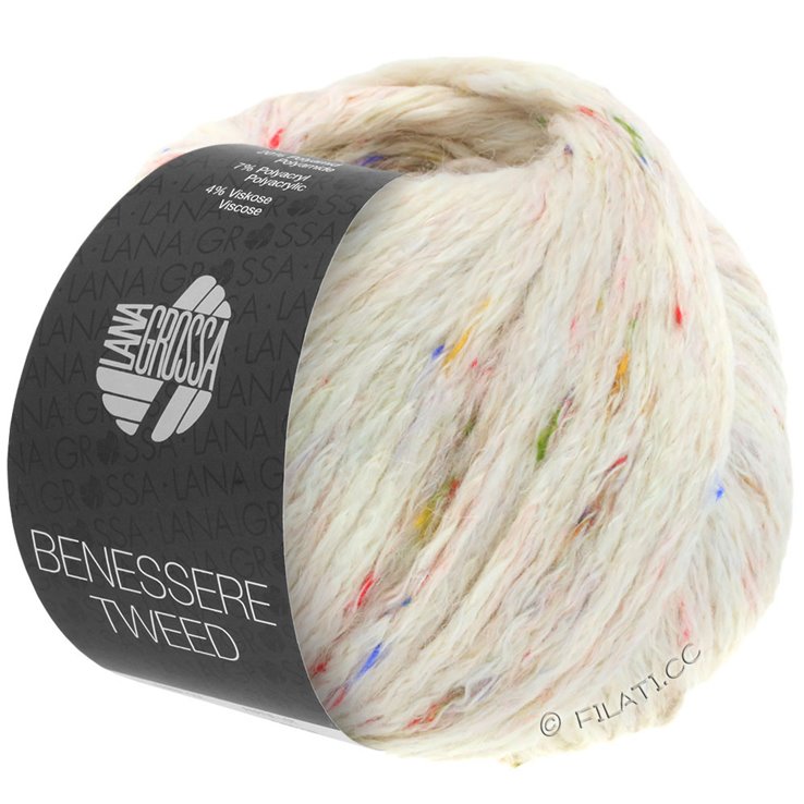 BENESSERE Tweed - von Lana Grossa | 101-Natur meliert