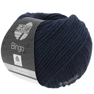 BINGO  Uni/Melange - von Lana Grossa | 008-Nachtblau