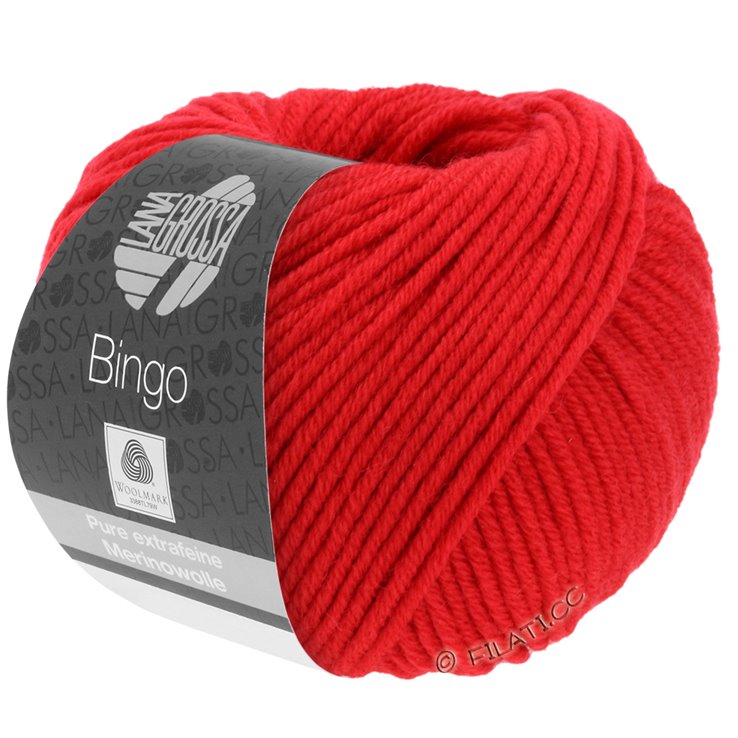 Lana Grossa BINGO Uni/Melange | 020-Leuchtendrot