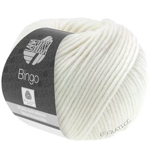 BINGO  Uni/Melange - von Lana Grossa | 023-Weiß