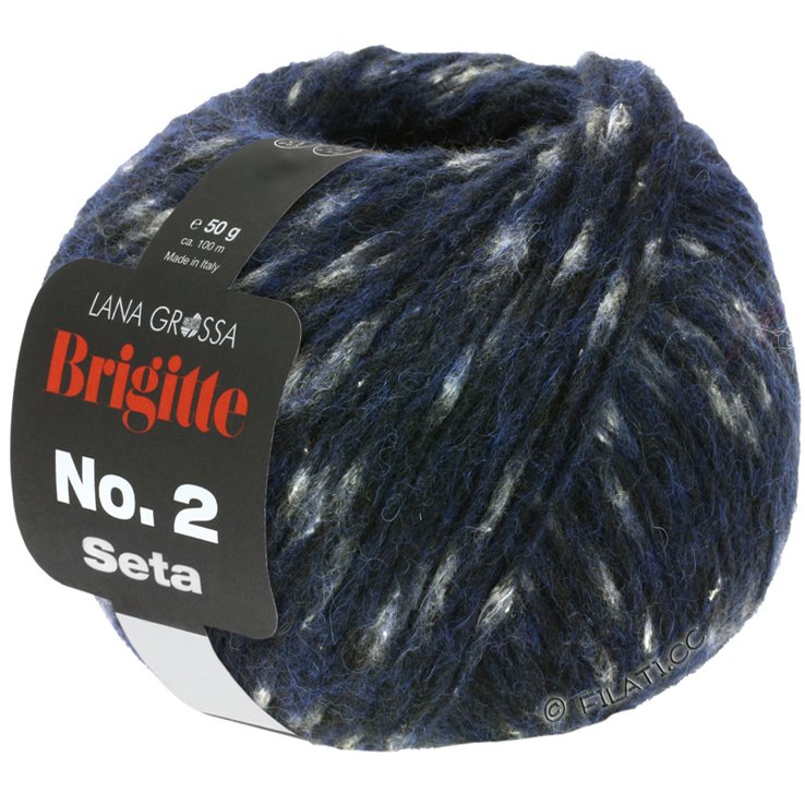 BRIGITTE NO. 2 Seta - von Lana Grossa | 03-Nachtblau meliert