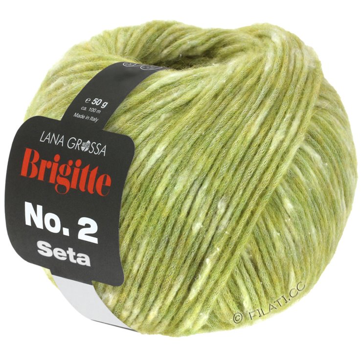 BRIGITTE NO. 2 Seta - von Lana Grossa | 05-Hellgrün meliert