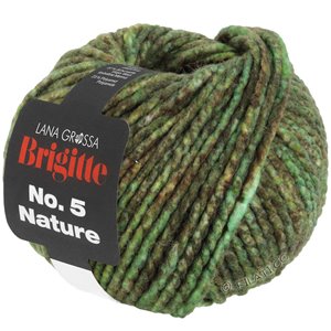 BRIGITTE NO. 5 Nature - von Lana Grossa | 103-Grün/Braun meliert