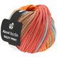 Lana Grossa BULKY Print (ABOUT BERLIN) | 103-Mandarin/Dunkelgrau/Hellrot/Rosenholz