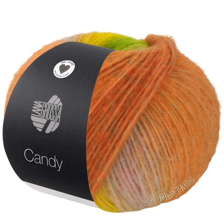 Lana Grossa CANDY | 01-Altrosa/Graurosa/Graubeige/Gelbgrün/Gelb/Camel/Beige/Mint/Orange/Blau/Schlamm/Hellgrau/Blassgrau