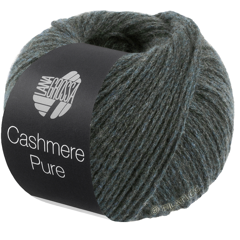 CASHMERE PURE - von Lana Grossa | 33-Dunkles Graublau