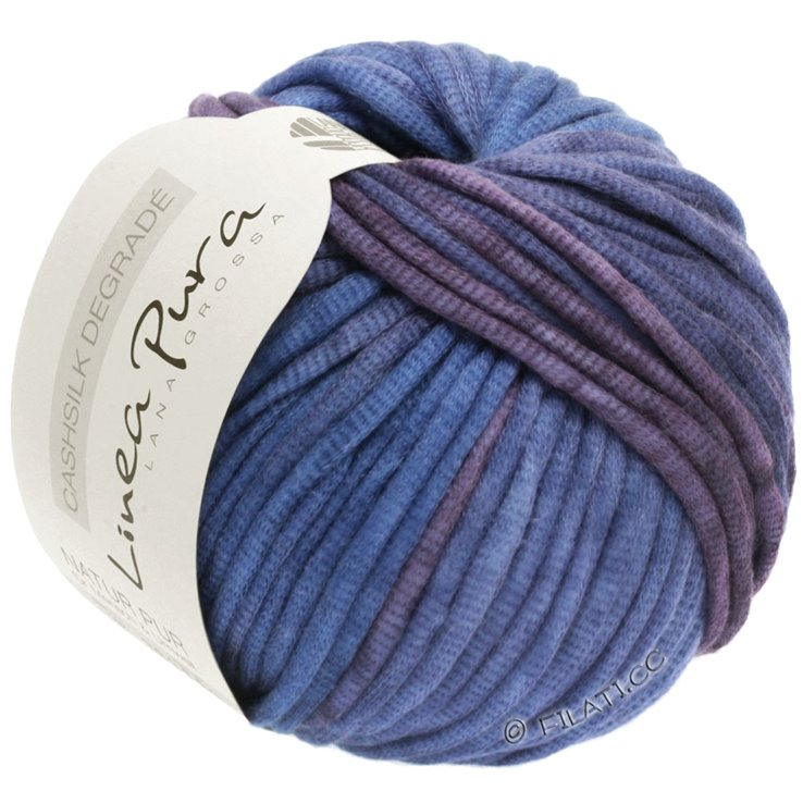 Lana Grossa CASHSILK Degradé (Linea Pura) | 101-Pflaume/Veilchenblau/Lavendel