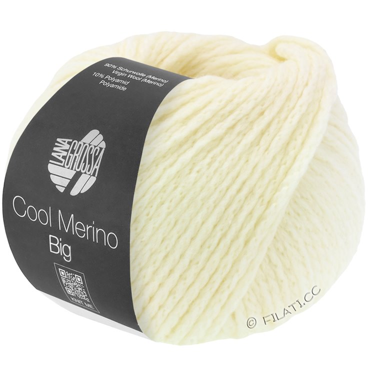 COOL MERINO Big - von Lana Grossa | 201-Rohweiß
