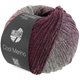 Lana Grossa COOL MERINO Dégradé | 305-Brombeer/Graurot/Grau