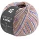 Lana Grossa COOL WOOL 4 SOCKS PRINT III | 7203-Beige/Kornblume/Weiß/Pink/Lila