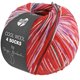 Lana Grossa COOL WOOL 4 SOCKS PRINT III | 7206-Rot/Opalgrün/Weiß/Lila/Fuchsia