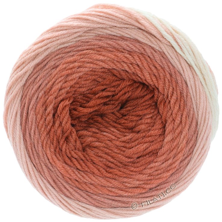 COOL WOOL Big 1:1 - von Lana Grossa | 5003-Ecru/Altrosa/Lachsrosa/Terrakotta