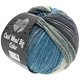 Lana Grossa COOL WOOL Big Color | 4006-Petrolblau/Grüngrau/Graphit/Natur/Hellgrau