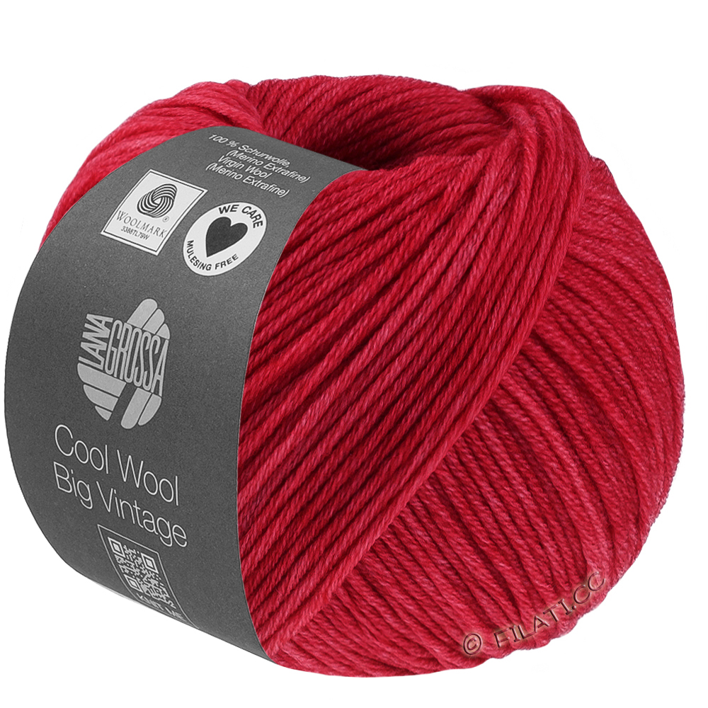 COOL WOOL Big Vintage - von Lana Grossa | 7195-Rot