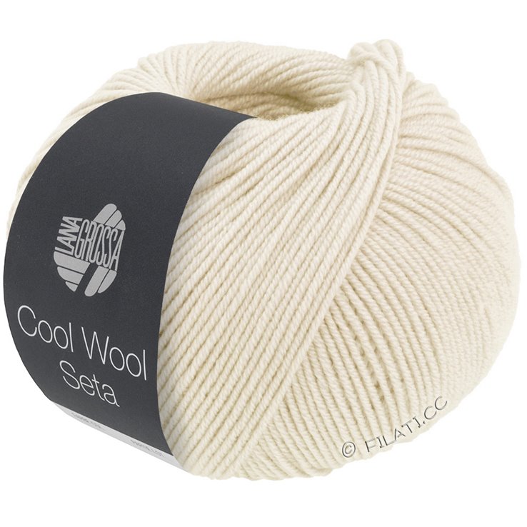 COOL WOOL Seta - von Lana Grossa | 01-Weiß