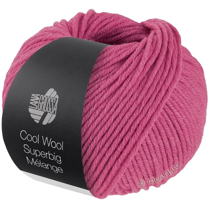 COOL WOOL Superbig Mélange - von Lana Grossa | 202-Pink meliert