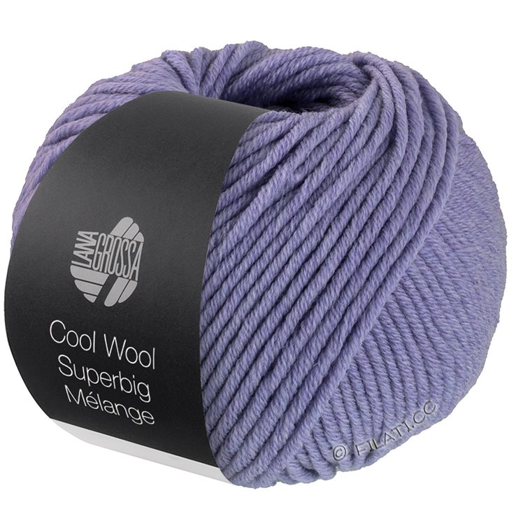 COOL WOOL Superbig Mélange - von Lana Grossa | 205-Lila meliert